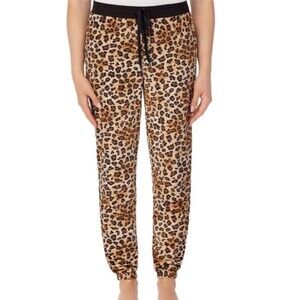 Secret Treasures Leopard Print Velour Jogger Pajama Lounge Pants Plus Size 3X